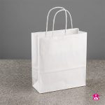 PB Print - Small White Paper Bags