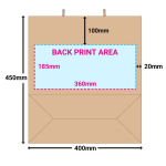 PB Print - Extra Large Brown Paper Bags
