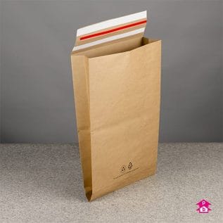 Medium brown paper mailing bags