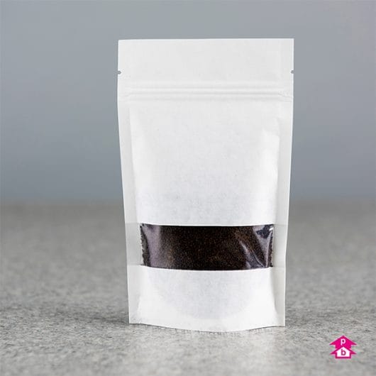 Printed Mini White Paper Pouches