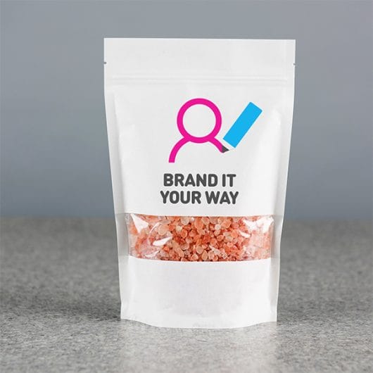Printed Medium White Paper Pouches